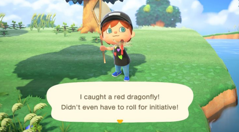 Animal Crossing New Horizons: The Way To Catch A Red Dragonfly